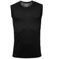 Kaipara - Merino Sportswear Funktionsshirt Merino Tank Top Herren Slimfit 150 (1-tlg) aus reiner Merinowolle Made in Germany schwarz XXL