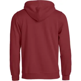 New Wave Basic Hoodie Rot XS