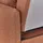 Beliani Schlafsofa Stoff 2-Sitzer Braun