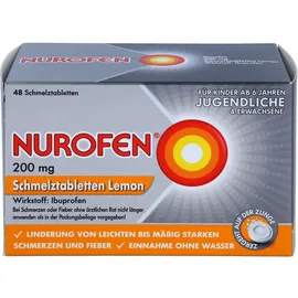 RECKITT Nurofen 200 mg Schmelztabletten Lemon 48 St.