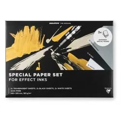 Molotow Special Paper Umschlag Set A6 6 Blatt für Effekttinten Effekttinten-Papier 4250397664491 Molotow