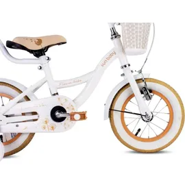 SUN BABY Flower Bike 12 Zoll RH 43 cm Weiß/Beige