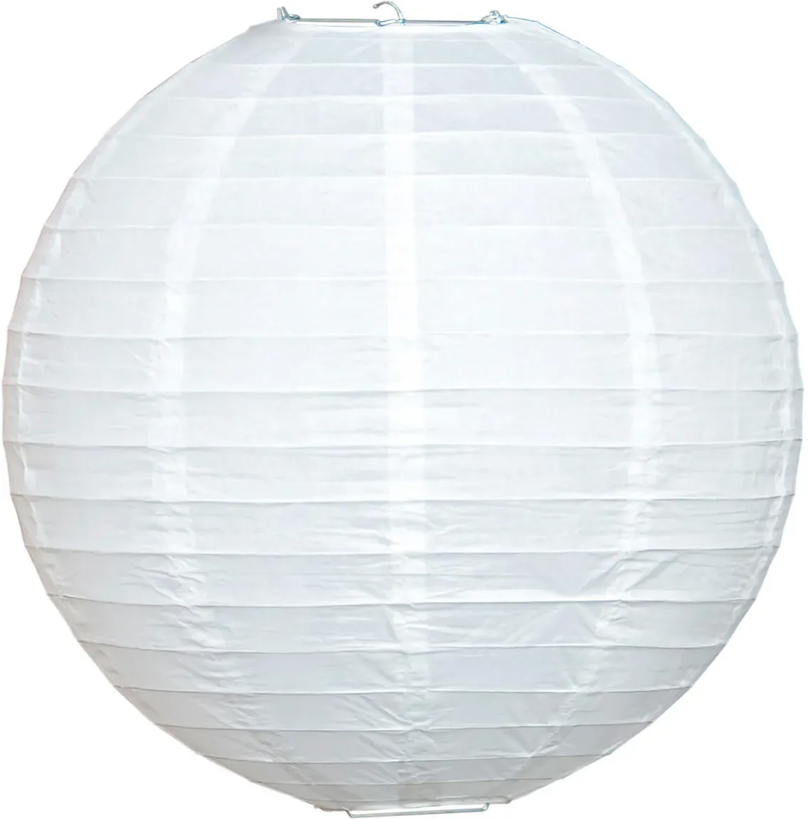 Lampion rund weiß O 35 cm