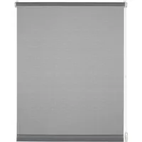 GARDINIA EasyFix Rollo Uni 90 x 210 cm Hellgrau strukturiert