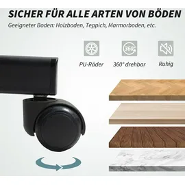 Homcom Chefsessel Kunstleder Grau