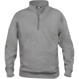 Clique Basic 1/2-Zip Sweatshirt Herren 95 - grau meliert S