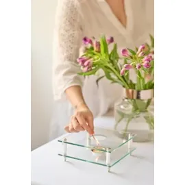 Edzard Stövchen Carmen edel versilbert, 19 x 19 cm)