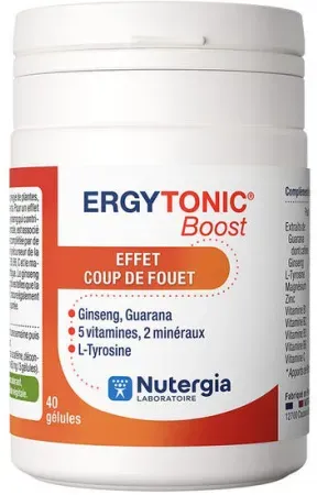 Nutergia Ergytonic Boost 40 Kapseln