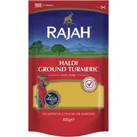 Rajah gemahlener Kurkuma – Kurkumapulver zum Würzen und Kochen – 1 x 100 g | 100g (1er Pack)