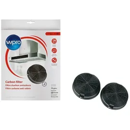Wpro Aktivkohlefilter Typ 47 / AMC023 (2St.) - Silber/Schwarz