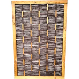 Tetzner & Jentzsch Weidengeflechtzaun Ätna 120 x 180 cm braun
