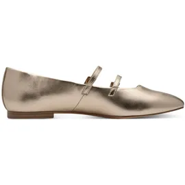 TAMARIS Ballerina Damen, gold, Größe 37 EU