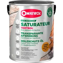 Owatrol Textrol - Lufttrocknendes Naturöl, Holzöl für aussen - 5 l - Hell