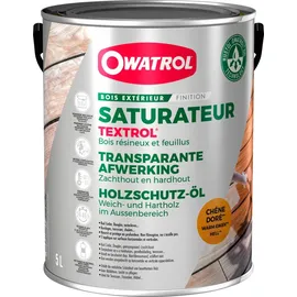 Owatrol Textrol - Lufttrocknendes Naturöl, Holzöl für aussen - 5 l - Hell