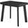 SKRAUT HOME Ausziehtisch 222 x 73 x 90 cm schwarz