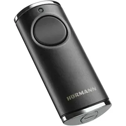 Hörmann Handsender HS1 868-BS, 1-Befehl, chrom schwarz, 868 MHz, BiSecur