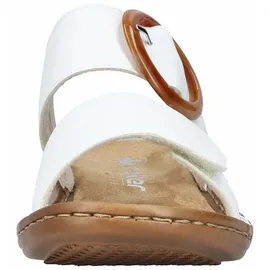 Rieker FSK Damen Sandalen für Damen, weiß, Größe 39 EU
