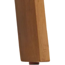 MCW Garten-Garnitur MCW-N46, Lounge-Set Gartenlounge Bank Sessel Tisch, Holz Akazie MVG-zertifiziert ~ Kissen grau