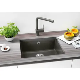 Blanco Subline 500-U basalt + Handbetätigung + InFino