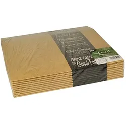 PAPSTAR 10 Transport- und Catering-Kartons "pure" eckig 8 cm x 24,7 cm x 35,7 cm "Good Food" klein