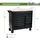 Trutzholm Werkstattwagen Star XL bestückt 103x112 cm Stahl Hartholzarbeitsplatte 12 Schubladen