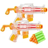 Playtastic 2er-Set Spielzeugpistolen mit 10 Schaumstoff-Geschossen