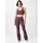 Mandala Racer Bra Burgundy L