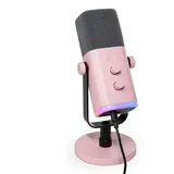 Fifine USB XLR Mikrofon für Streaming Podcast Studio, Dynamisch Microphone Gaming PC mit Stummschalttaste, für PS4/5 Mac Mixer Soundkarten