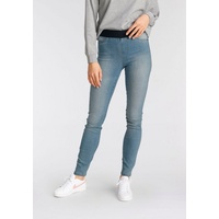 Arizona Skinny-fit-Jeans, extra-enger Schnitt, komfortable Leibhöhe, Used-Look-Waschung, Gr. 42