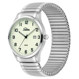 Selva Technik Quarz Zugband bicolor 39 mm SELVA