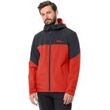 Jack Wolfskin WEILTAL 2L JKT M Jacket, Strong red, M