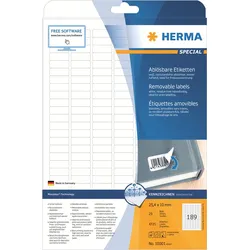 HERMA Special - Papier - matt - selbstklebend, entfernbarer Klebstoff - weiß - 2