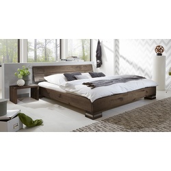 Futonbett Curada - 90x220 cm - Wildeiche coffee