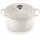 Le Creuset Signature Bräter rund hoch 24 cm meringue