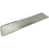 Carpoint 1363007 Nummernschild Halteplatte 'Inox', Silber
