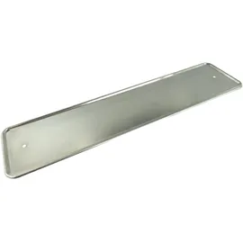 Carpoint 1363007 Nummernschild Halteplatte 'Inox', Silber
