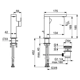 Hansa HansaStela Eco Einhandmischer chrom 57152273