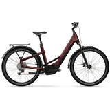 Winora Yakun X10 - 27.5 Zoll 800Wh 10K Wave - warm red - gloss - 47 cm