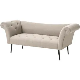 Beliani Chaiselongue Nantilly Polyester 0 x 0 x 0 cm Hellbraun