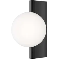 Maytoni Wandleuchte Wandlampe Flurleuchte Schlafzimmerlampe Metall Glas Schwarz H