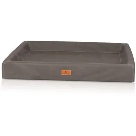 Knuffelwuff Hundebett Austin S 70 x 50 cm Braungrau