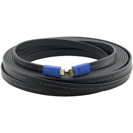 Kramer Electronics HDMI-Flachkabel C-HM/HM/FLAT/ETH-3 0,90 m Schwarz