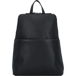 GREENBURRY Fiorentina City Rucksack Leder 31 cm Schwarz