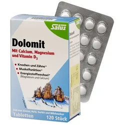 Dolomit Tabletten mit Calcium Magnesium Vitamine d3 Salus