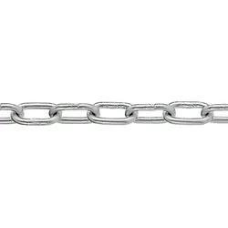 Normkette 5 mm verzinkt flach, parallel (Bild 521)