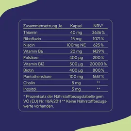 True Nature Vitamin B-Komplex Kapseln 90 St.