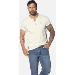 T-Shirt JAN VANDERSTORM "T-Shirt THOKHELM", Damen, Gr. 3XL, weiß (wollweiß), Obermaterial: 100% Baumwolle CO., Shirts T-Shirt