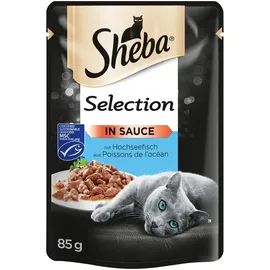 Sheba Selection in Sauce mit Hochseefisch 56 x 85 g