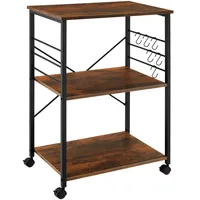 Tectake tectake® Servierwagen, Rugby 65,5x45,5x88,5cm