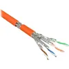 25m Verlegekabel Cat.7 Simplex S/FTP, PiMF orange